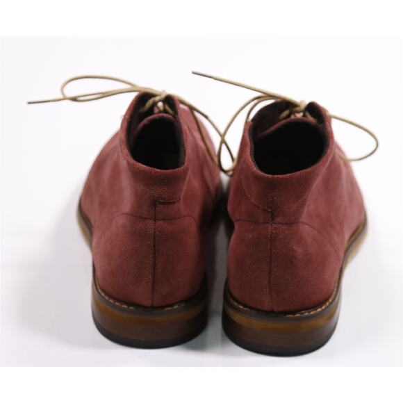 Julian & Mark Burgundy Suede Leather Ankle Chukka Boots Men's US 11 - Picture 6 of 12